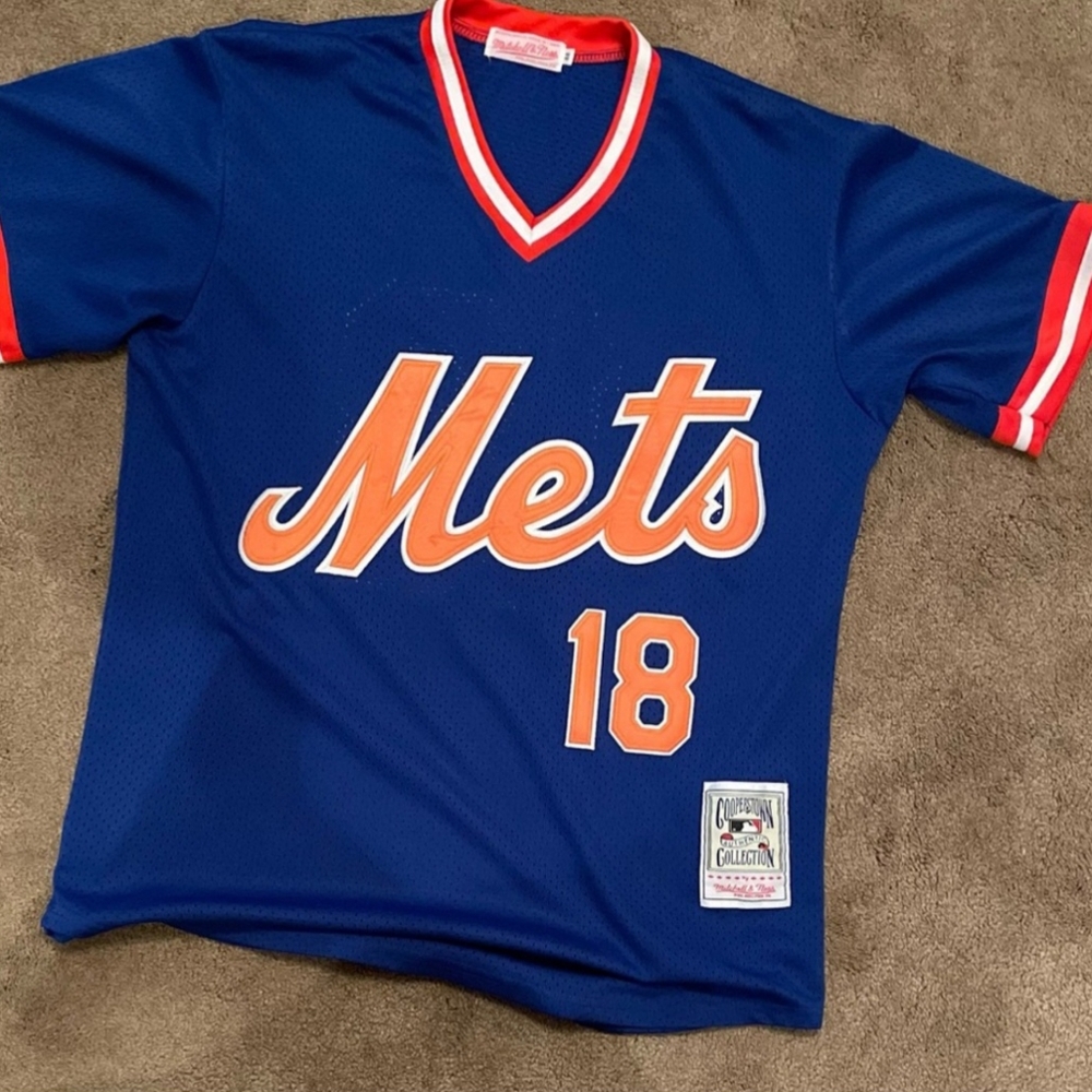 Ny Mets D.Strawberry Blue Mets Jersey